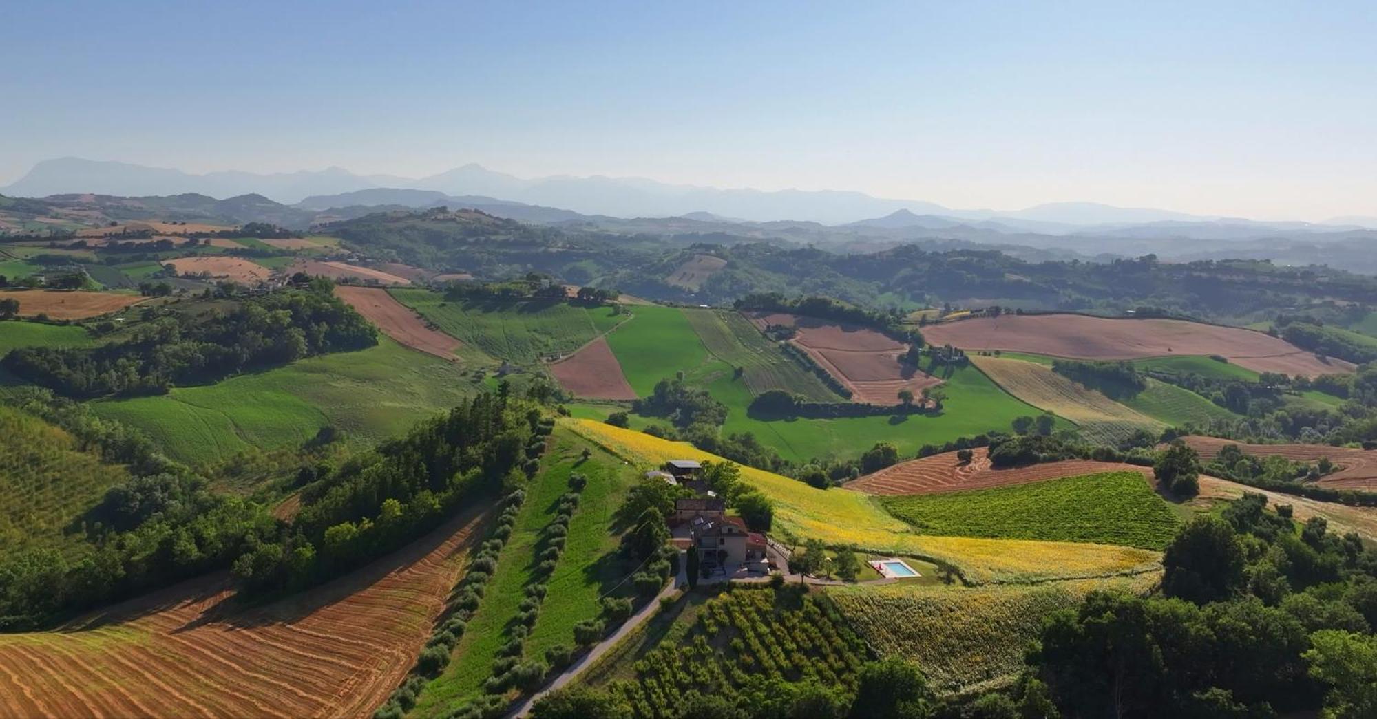 Agriturismo Casafaro Petritoli Buitenkant foto